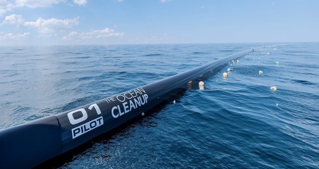 Ocean Clean Up al via la sperimentazione in mare