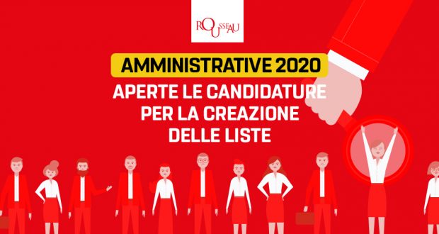 Amministrative 2020: aperte le candidature per la creazione delle liste