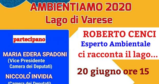 Sabato a Gavirate (Varese): “Ambientamo 2020”, la manifestazione per il lago di Varese”