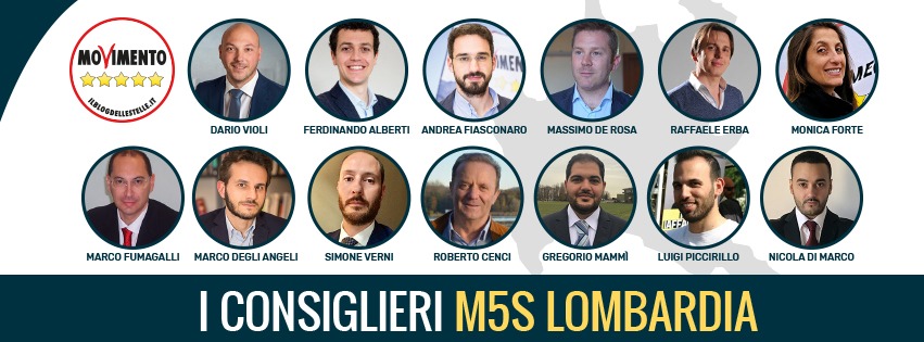 La nuova squadra del M5S per la Lombardia