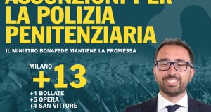Sicurezza carceri, 115 nuovi agenti di polizia penitenziaria assunti in Lombardia