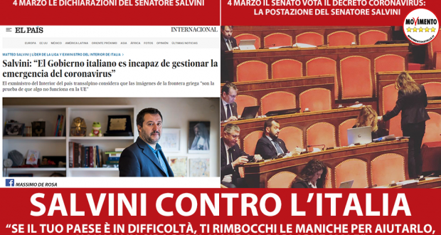 Salvini contro l’Italia